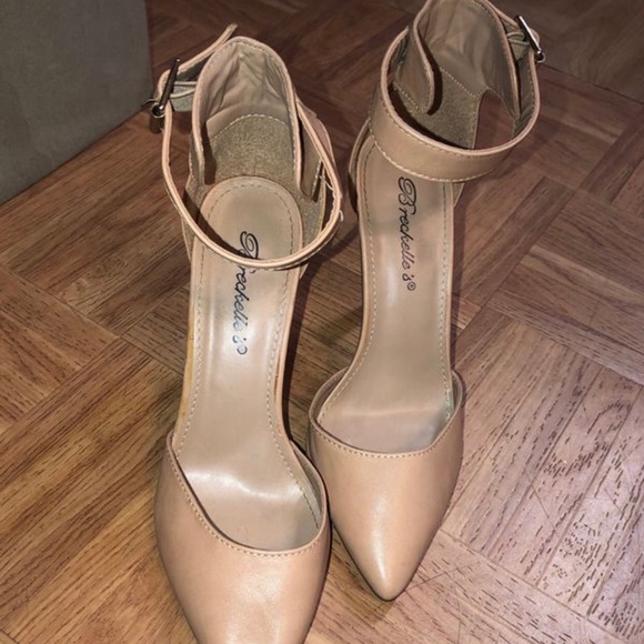 Nude Pointed Heels - Picture 2 of 3